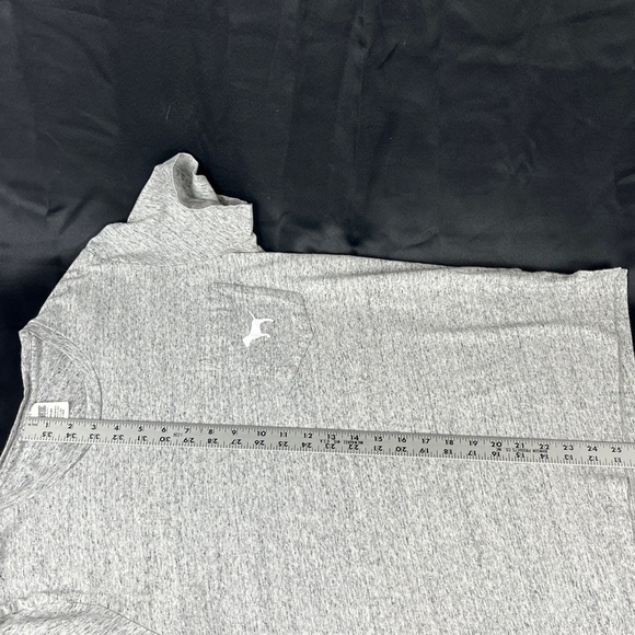 PINK Victoria’s Secret Iconic Dog Logo SS T-Shirt Size S Heathered Gray Black - Picture 10 of 16